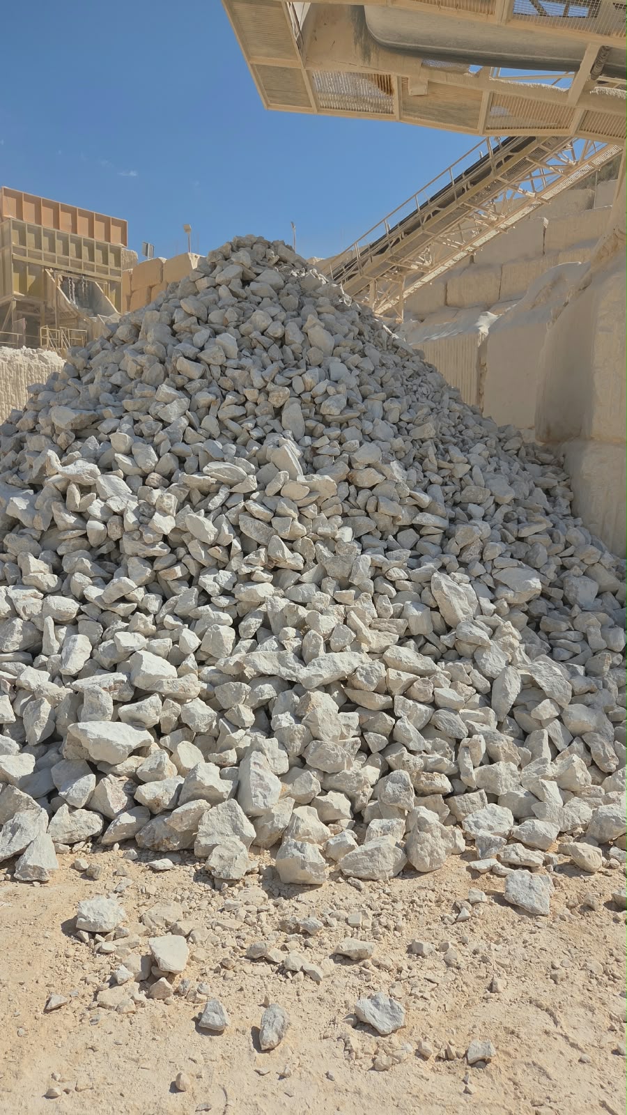 Muestra real de Piedra de machaqueo